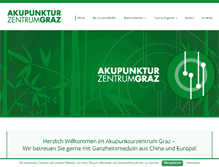 Tablet Screenshot of akupunkturzentrum.at